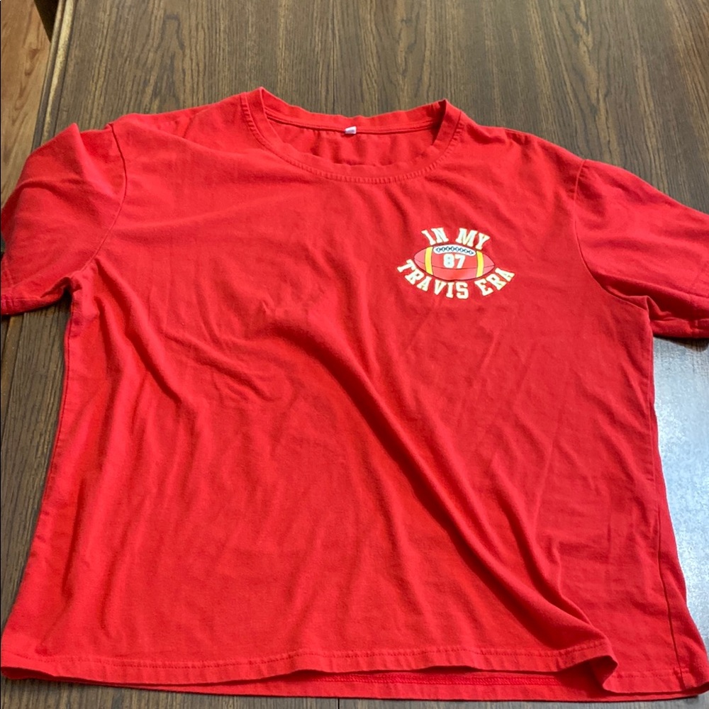 “5/$20” Travis Kelce Taylor Swift 87 Kansas City Chiefs shirt extra large XL